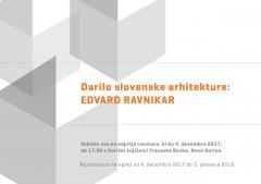 Darilo slovenske arhitekture: Edvard Ravnikar