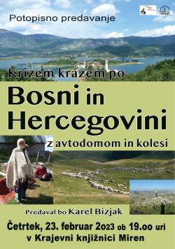Kk Miren: potopis po Bosni in Hercegovini