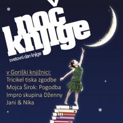 NOČ KNJIGE – ponedeljek, 23. april