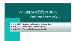 Gregorčičevi dnevi: novinarska konferenca